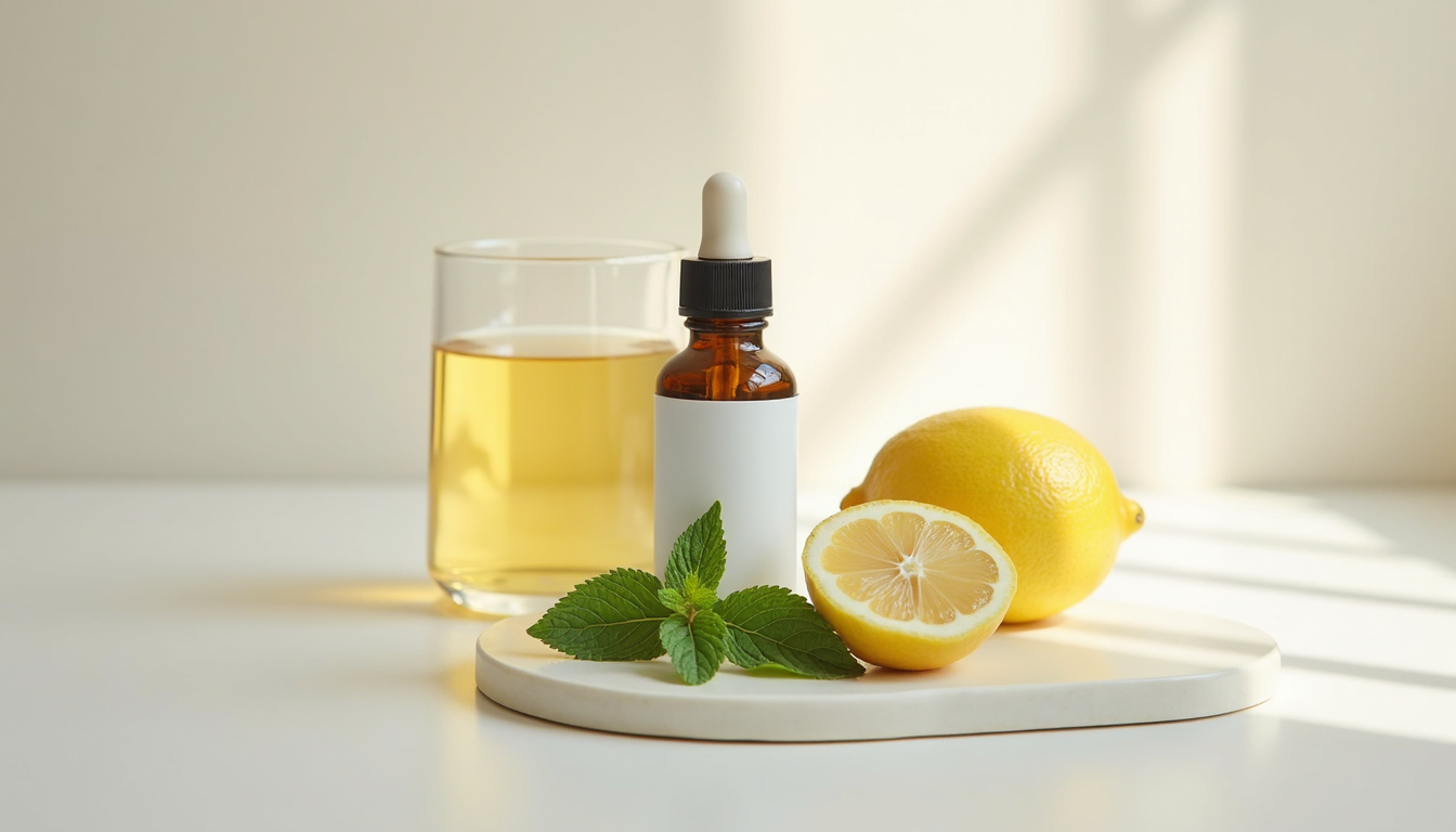 PrimeBiome, Magnesium Breakthrough, and Cortexi products arranged with natural elements